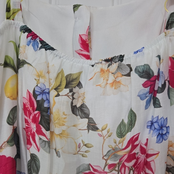 Taylor Floral Printed Drop Waist Sleeveless Mini Dress Size 8 NWT - Picture 11 of 11